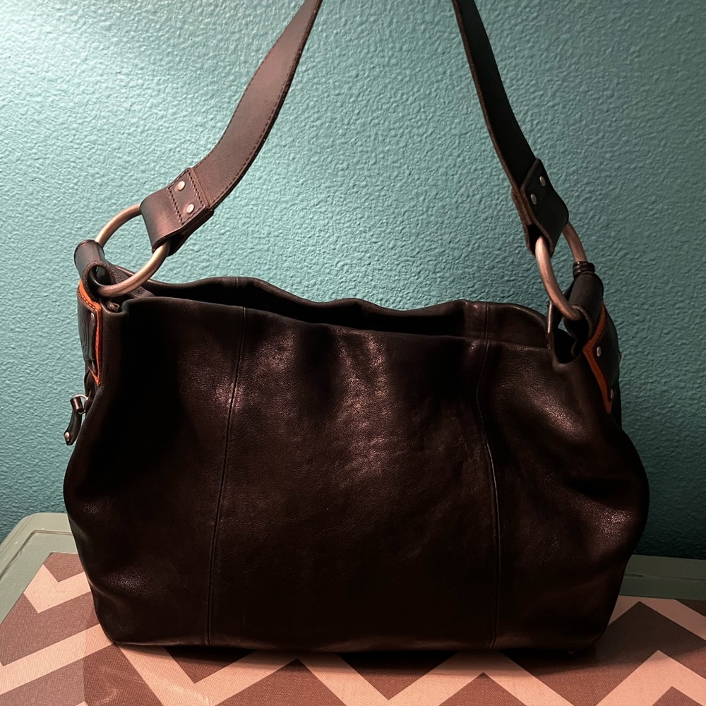 Ellington Leather Black Sadie Shoulder Bag